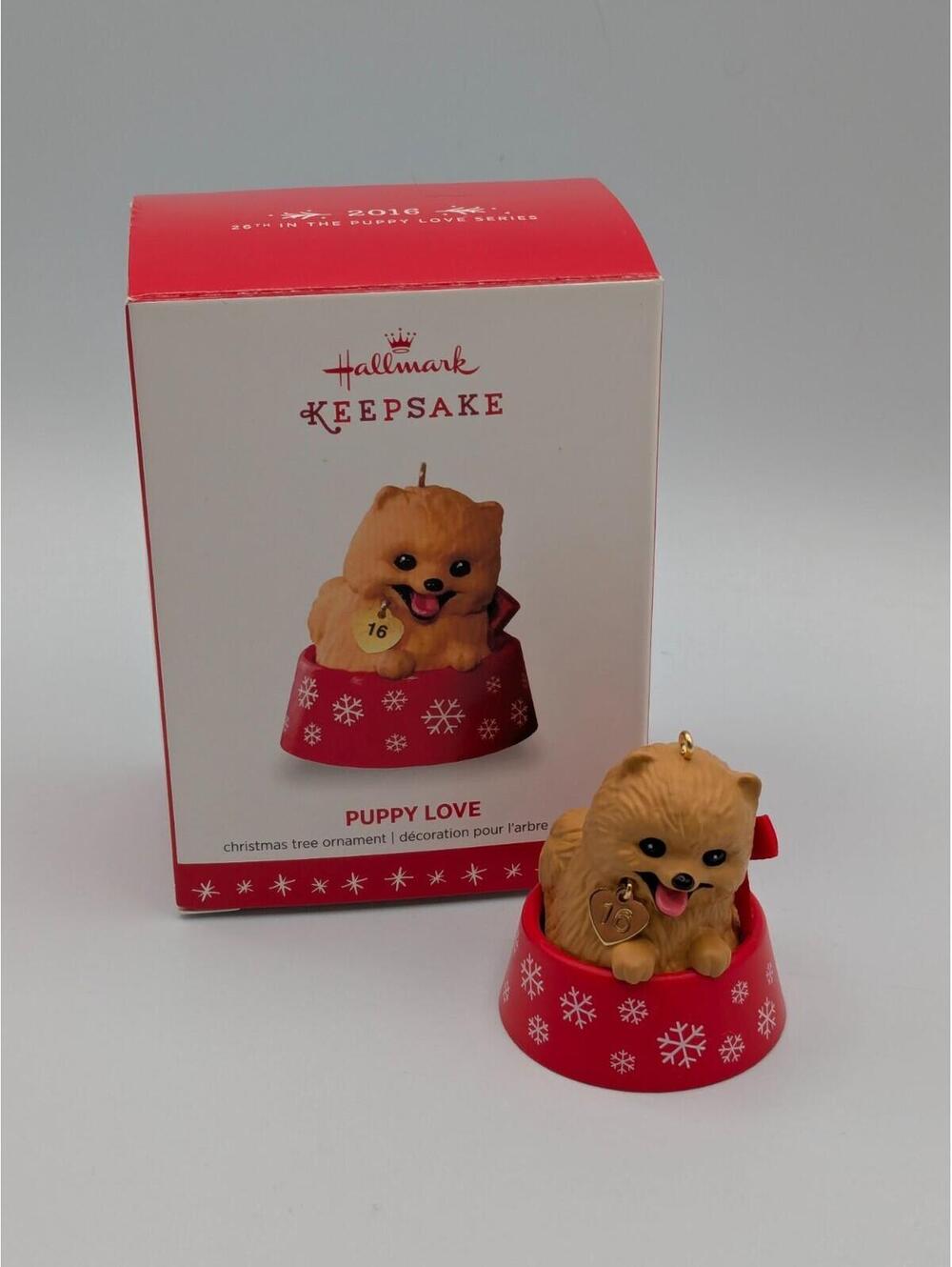 Hallmark Keepsake Puppy Love 2016, 26th in the Puppy Love Series, Ornament